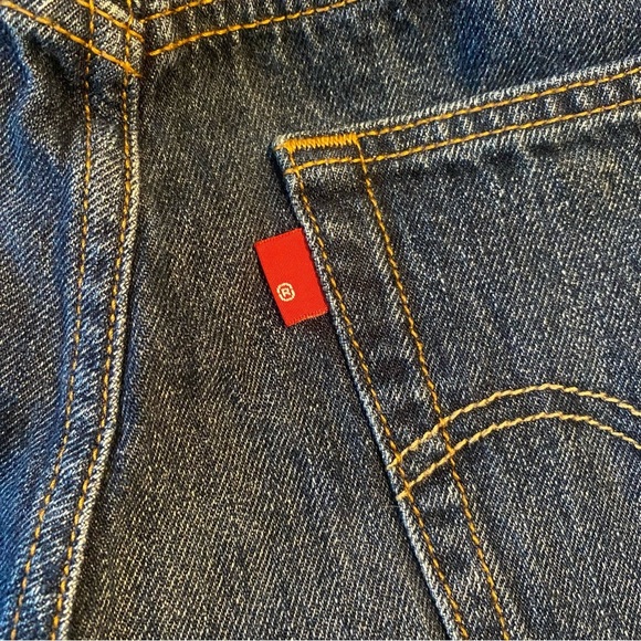 Vintage Rare R Tab 501 Levi’s Denim Jean Booty Short Frayed High Waist Shorts 30 - Picture 8 of 10